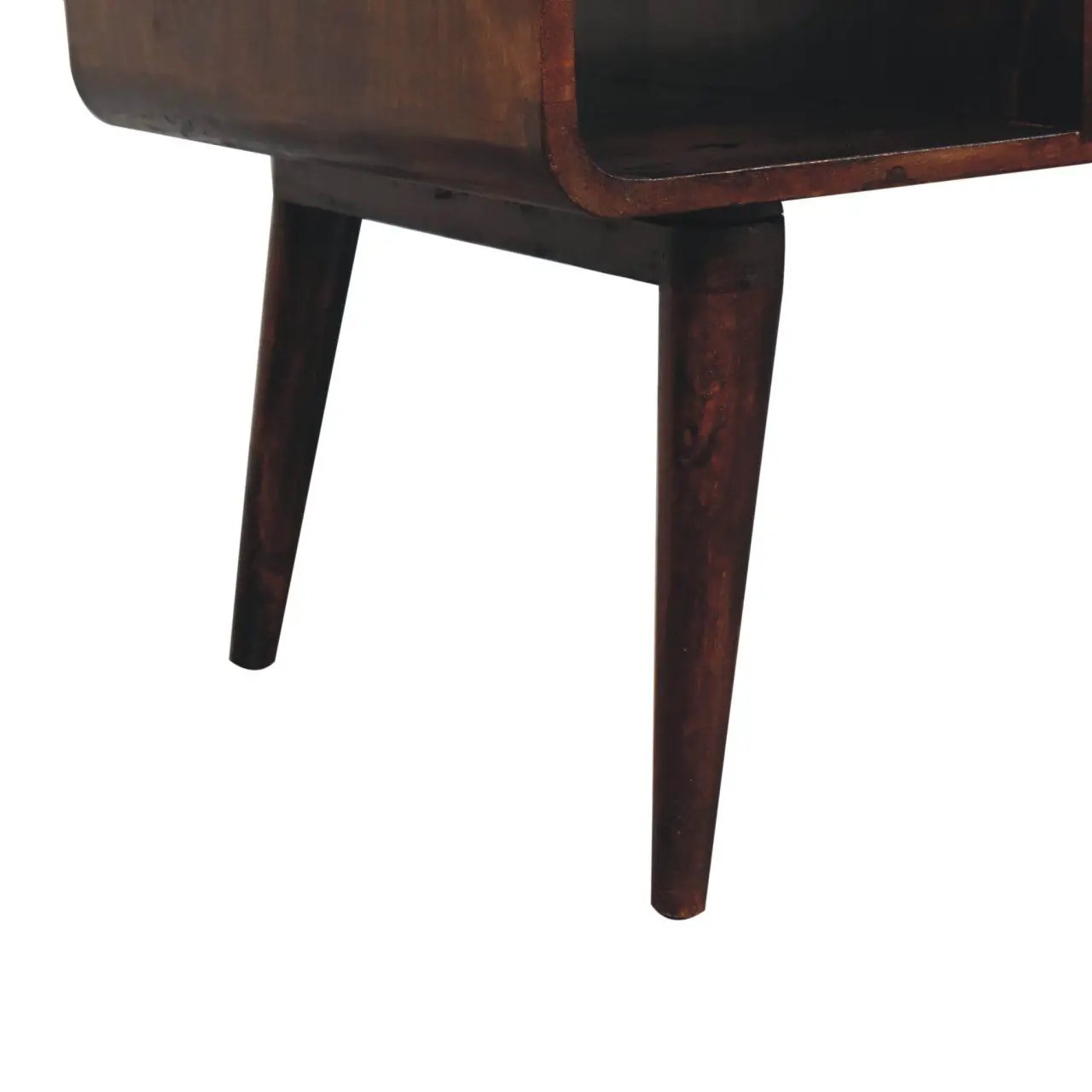 Solid Wood Curved Coffee Table by HouseOfZazla