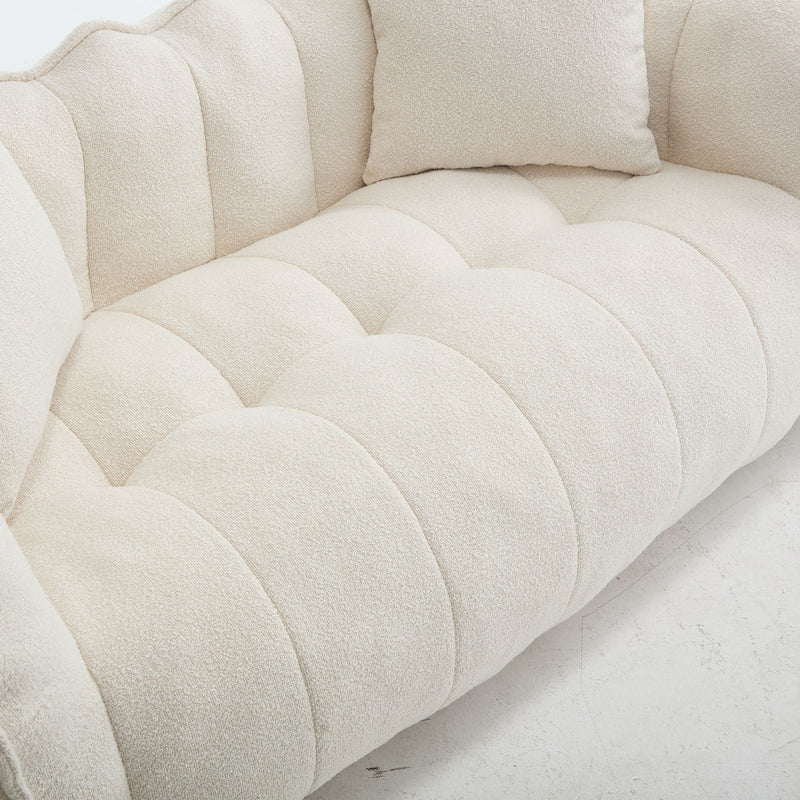 Cozy Beanbag Chair With High Resilience Foam Core For 2 by HouseOfZazla