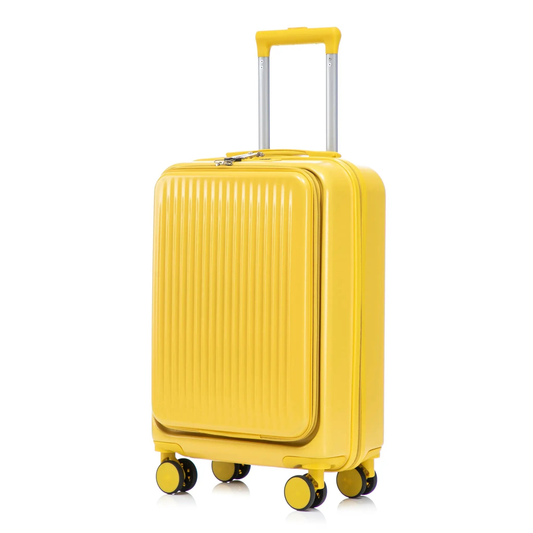 14'/20' 2-Piece ABS Spinner Wheel Luggage Set with Combination Lock by HouseOfZazla