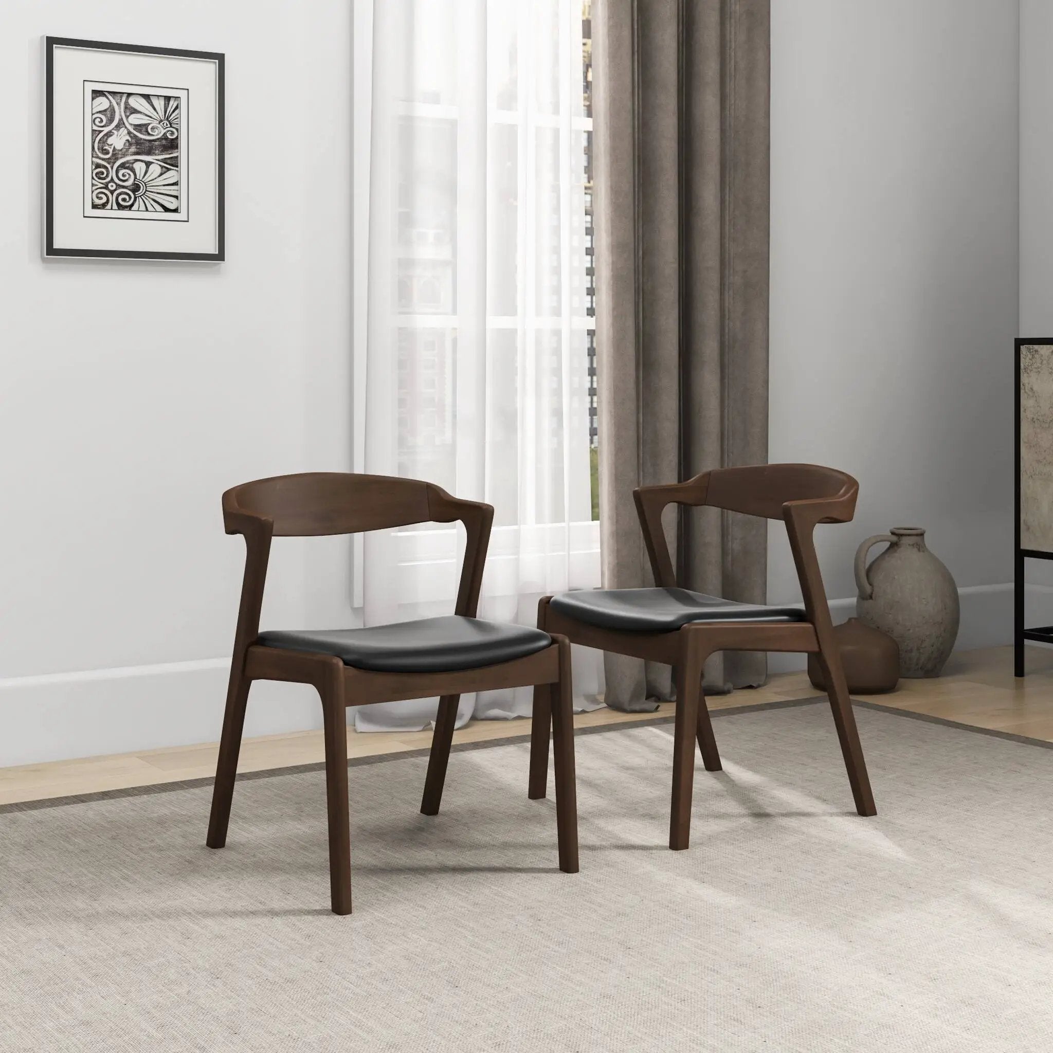 Dakota - Mid-Century Modern Dining Chair (Set of 2) by Unique Piece Furniture