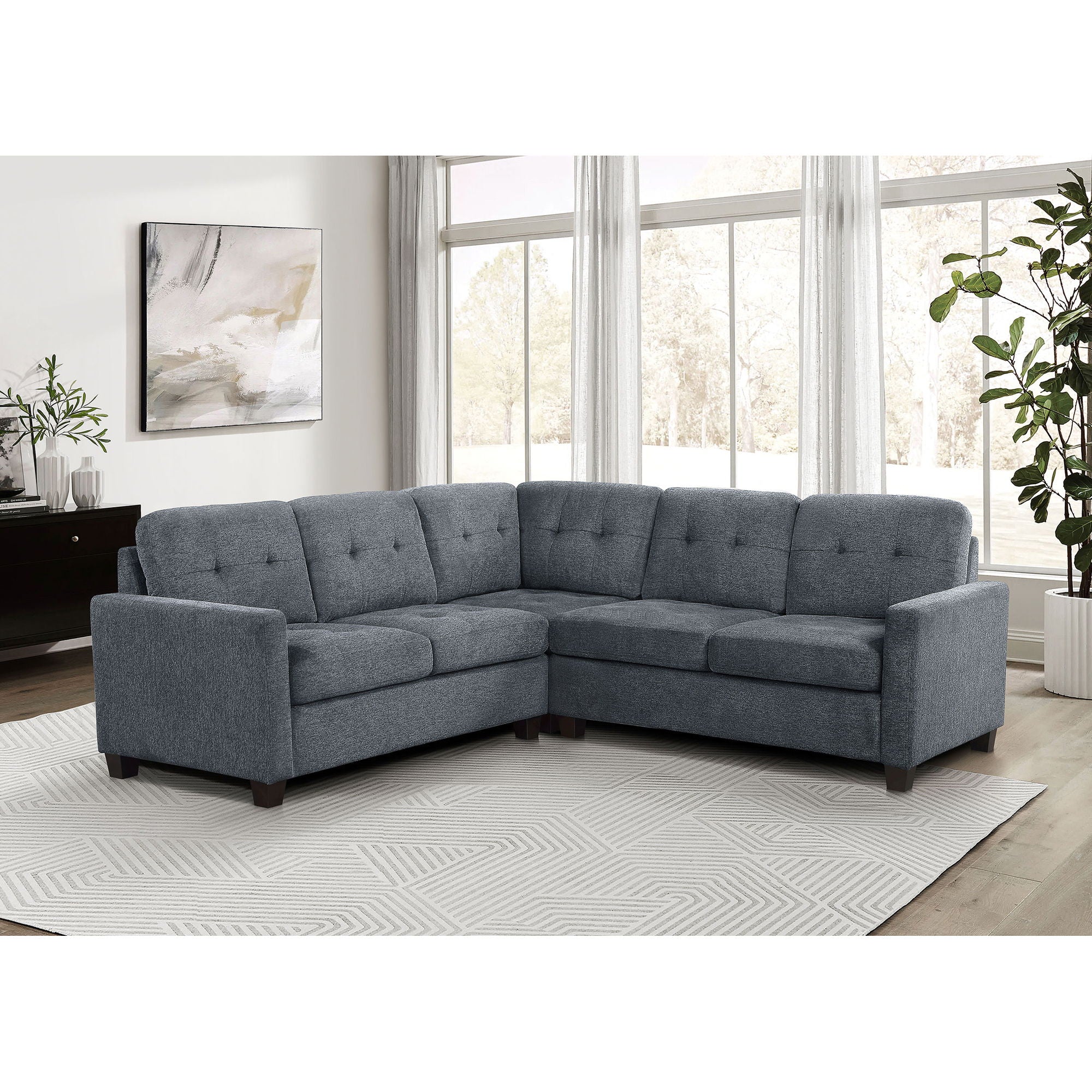 Creston - Upholstered Sectional Sofa by HouseOfZazla