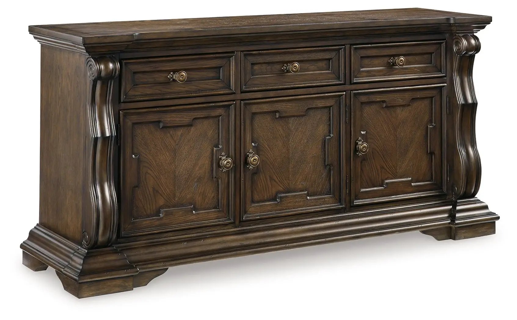 Maylee - Dining Room Buffet - Dark Brown by Unique Piece Furniture
