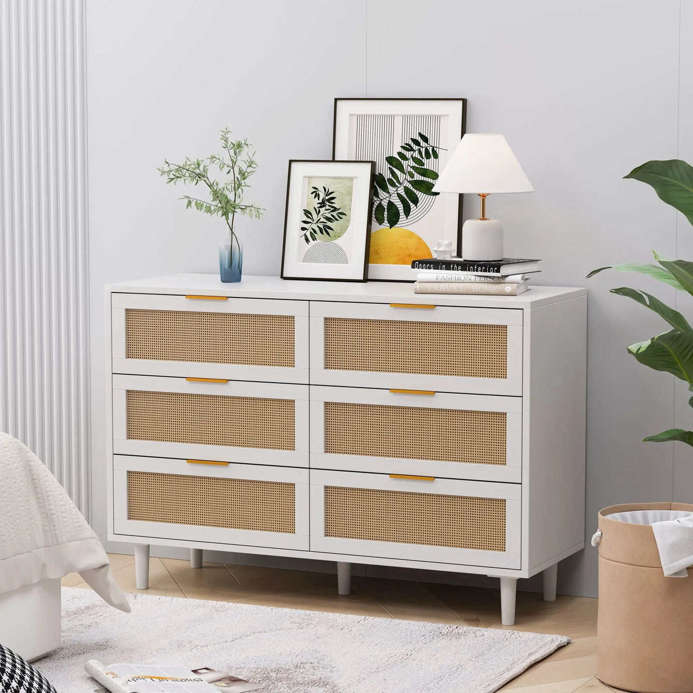 6 Drawer Storage Modern Cabinet For Bedroom by HouseOfZazla