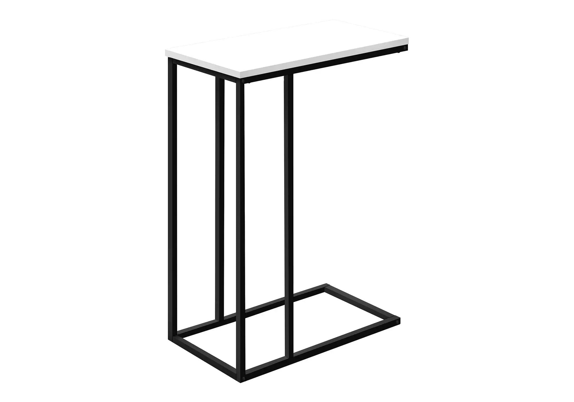 Accent Table, C - Shaped, Space-Saving Functionality by Unique Piece Furniture