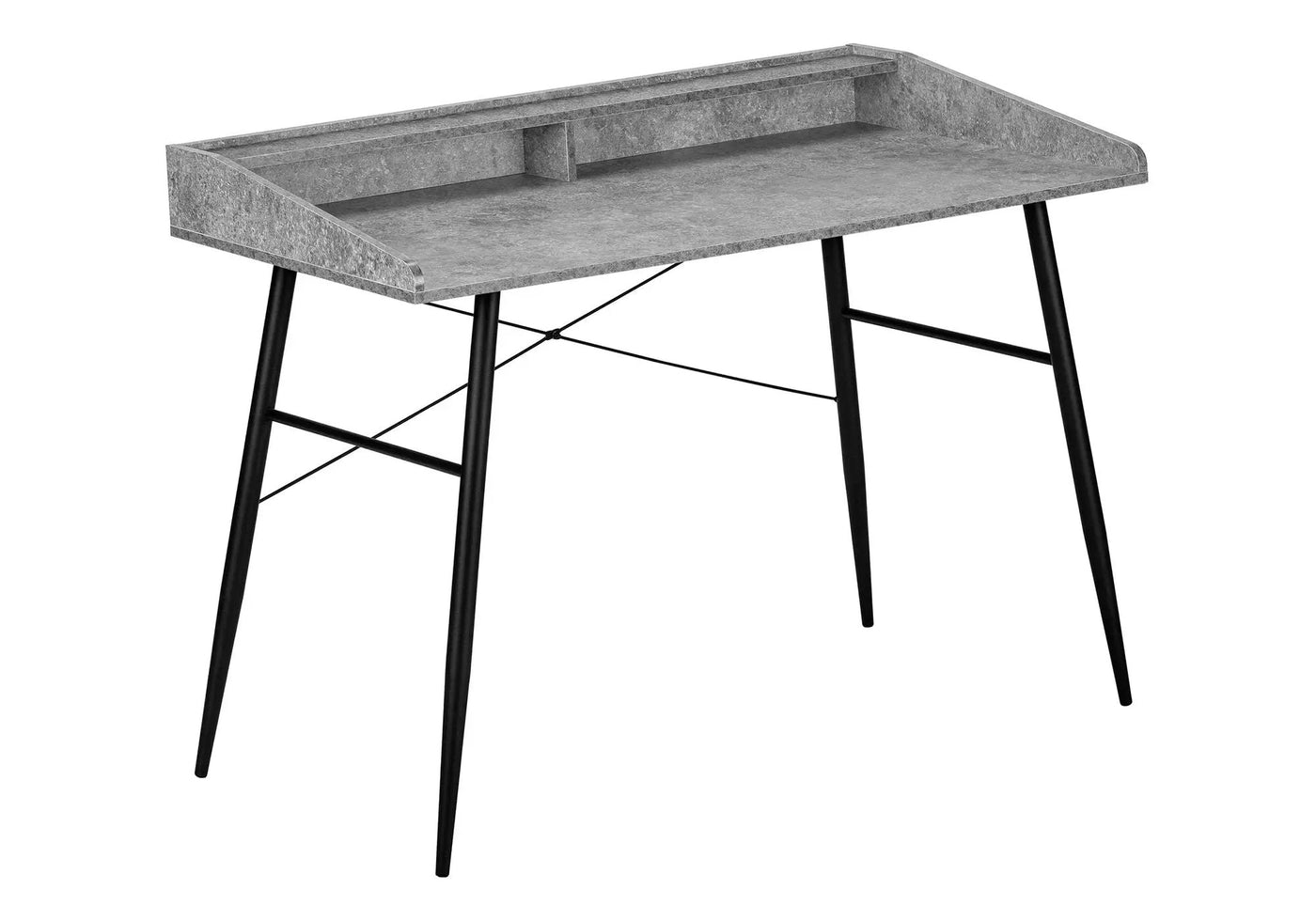 Computer Desk For Home Office, Sturdy Construction, Storage Shelves by Unique Piece Furniture