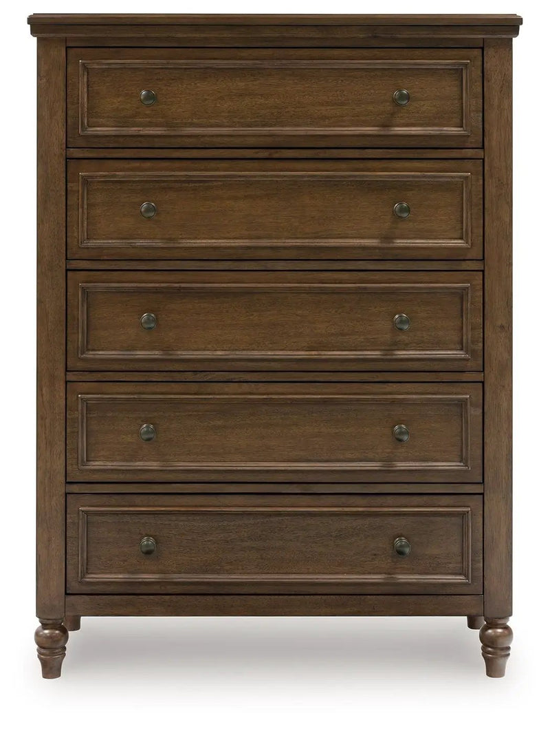 Sturlayne - Five Drawer Chest - Brown by Unique Piece Furniture
