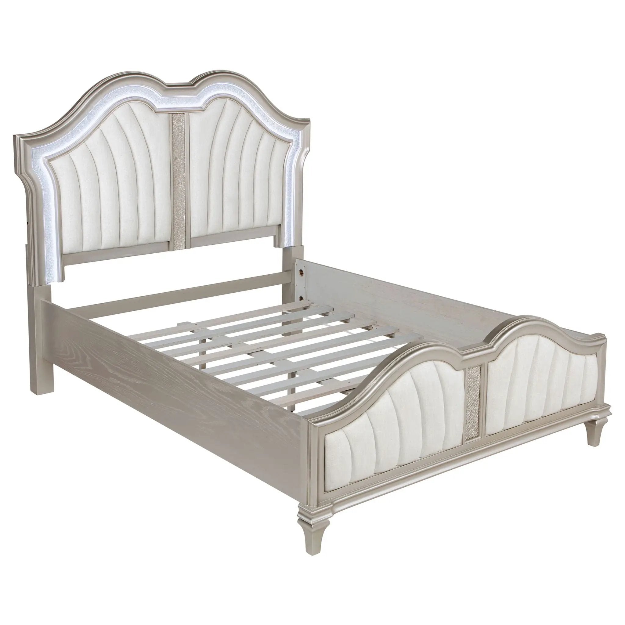 Evangeline 5-piece Queen Bedroom Set Silver Oak by Unique Piece Furniture