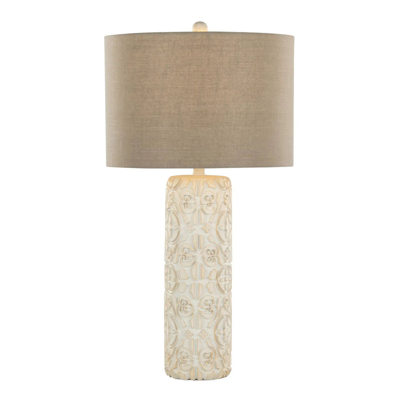 Charlotte - Contemporary Table Lamp (Set of 2) - Taos Brown / Beige by HouseOfZazla
