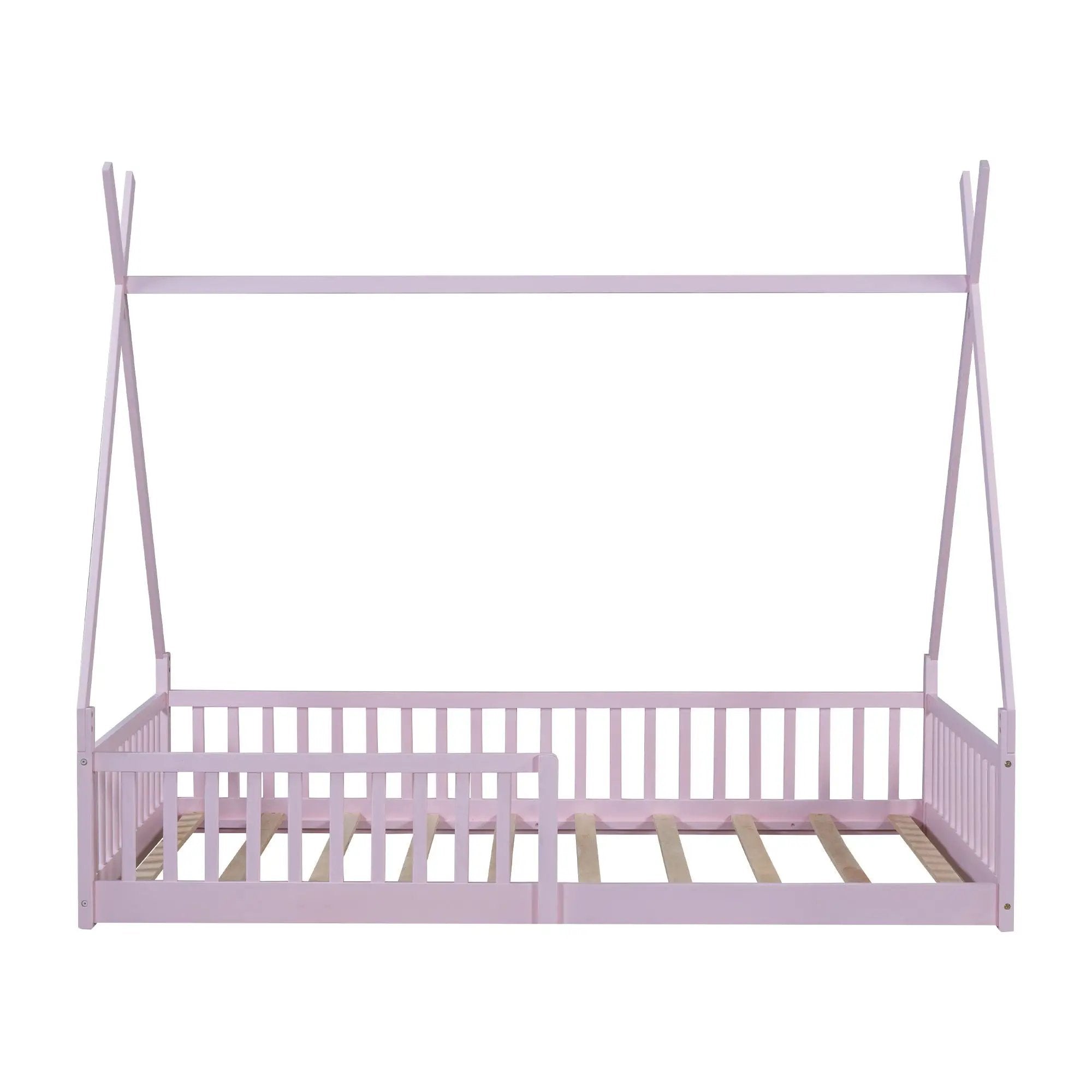 House Shaped Design Bed With Fence