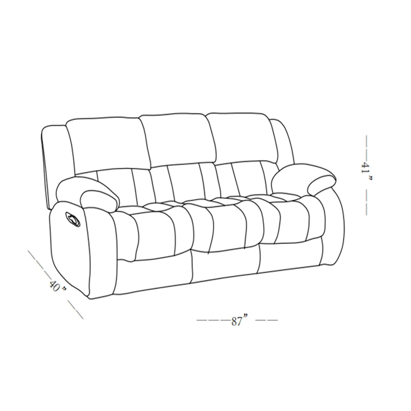 Stonic - Design Reclining Set by Unique Piece Furniture