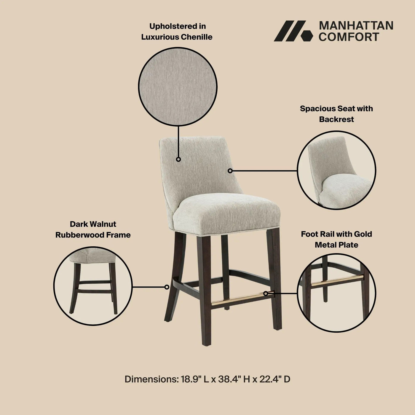Beever - Counter Stool by HouseOfZazla