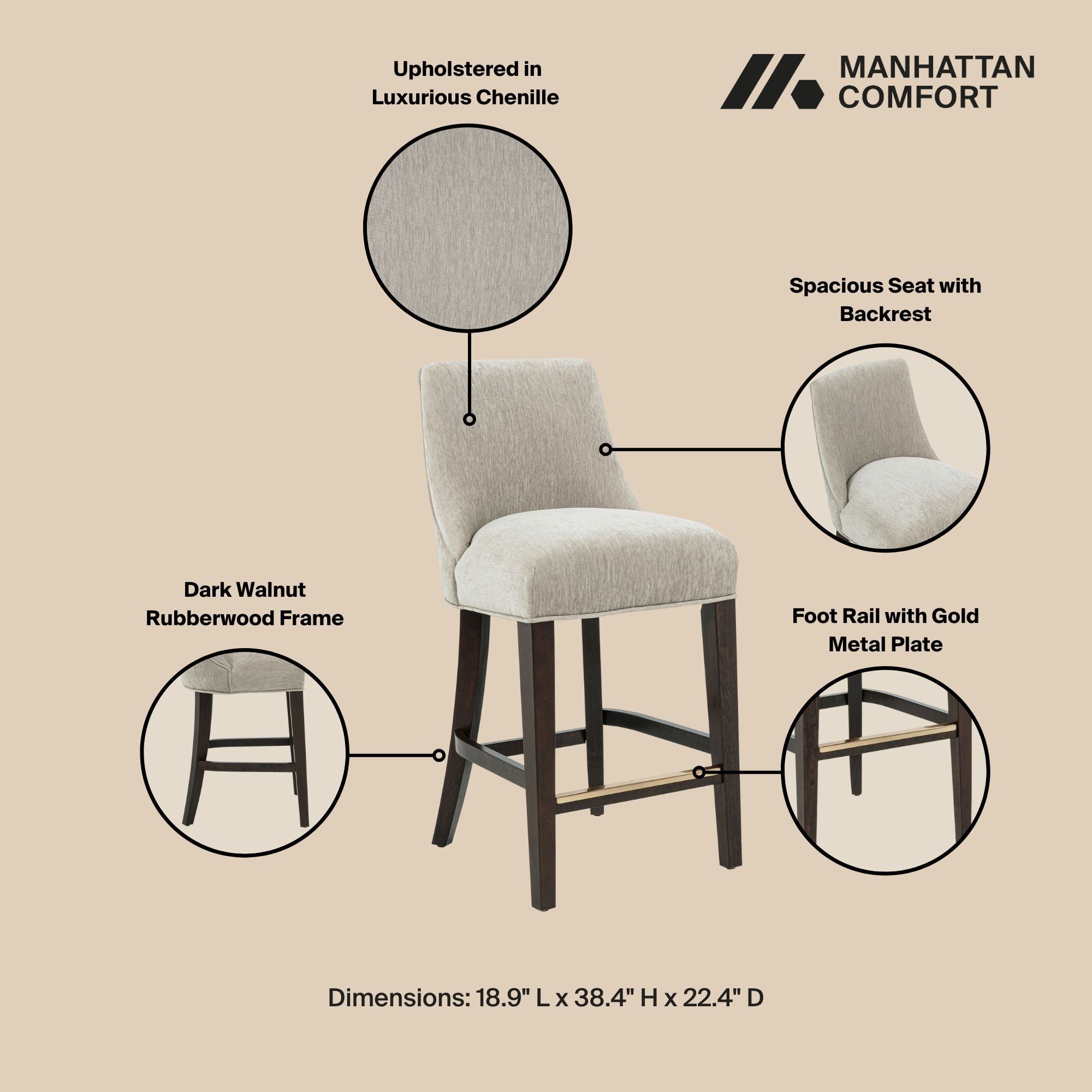 Beever - Counter Stool by HouseOfZazla