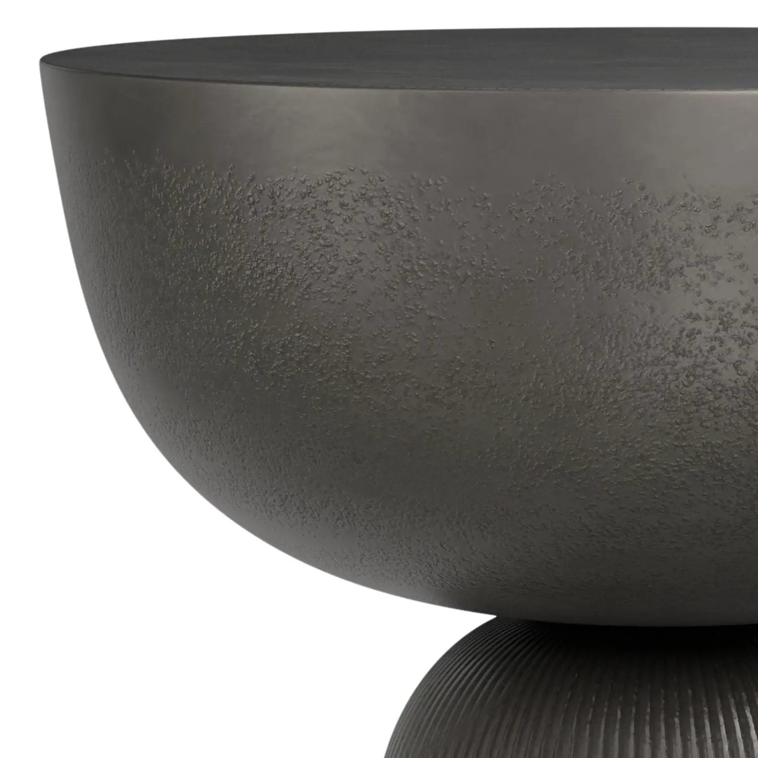 Hughes - Cast Aluminum Side Table - Black by Unique Piece Furniture
