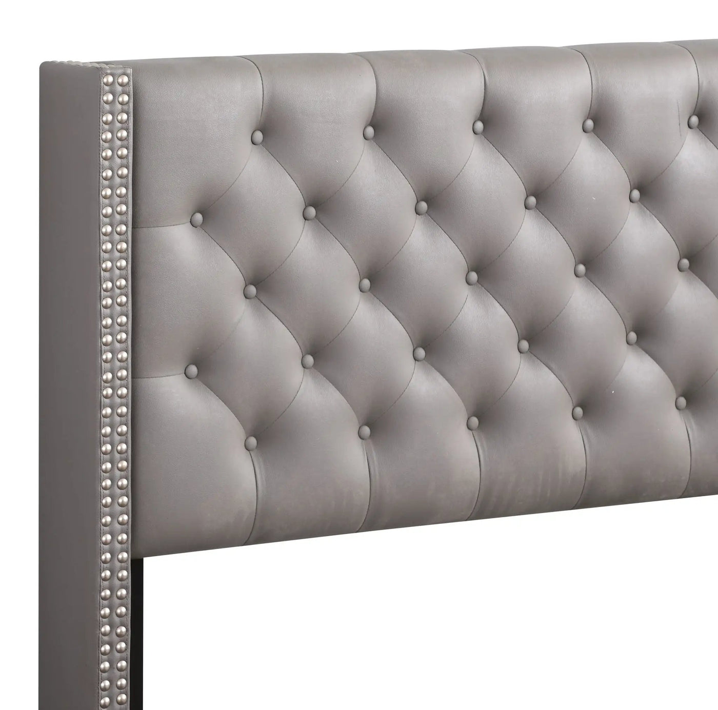 Nailhead Bed Transitional Vibrant by HouseOfZazla