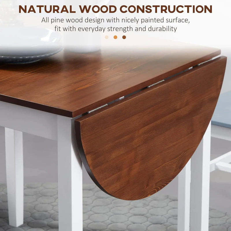 DFW Solid Wood Folding Dining Table by HouseOfZazla