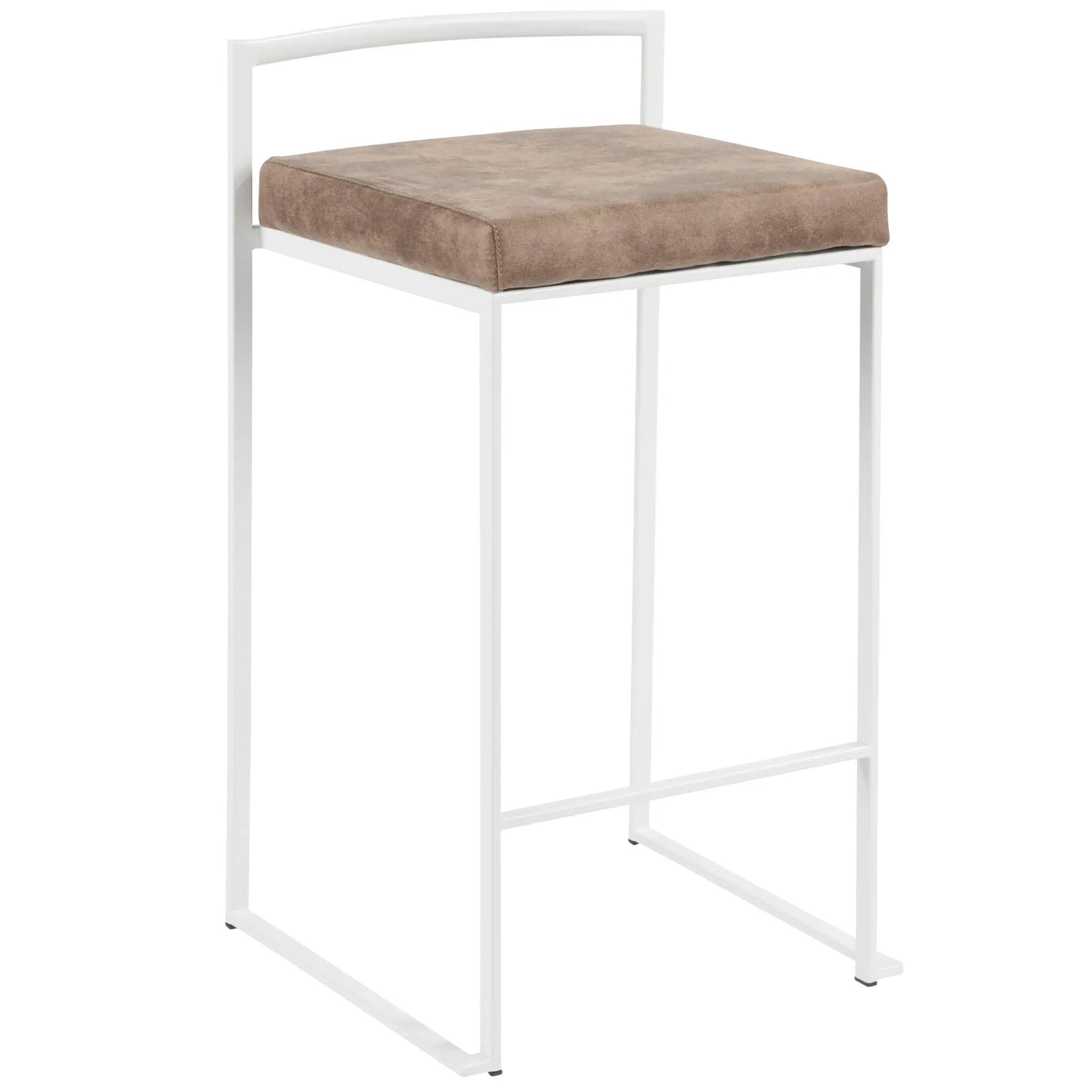 Fuji - Simple Elegance, Contemporary Stackable Counter Stool by HouseOfZazla