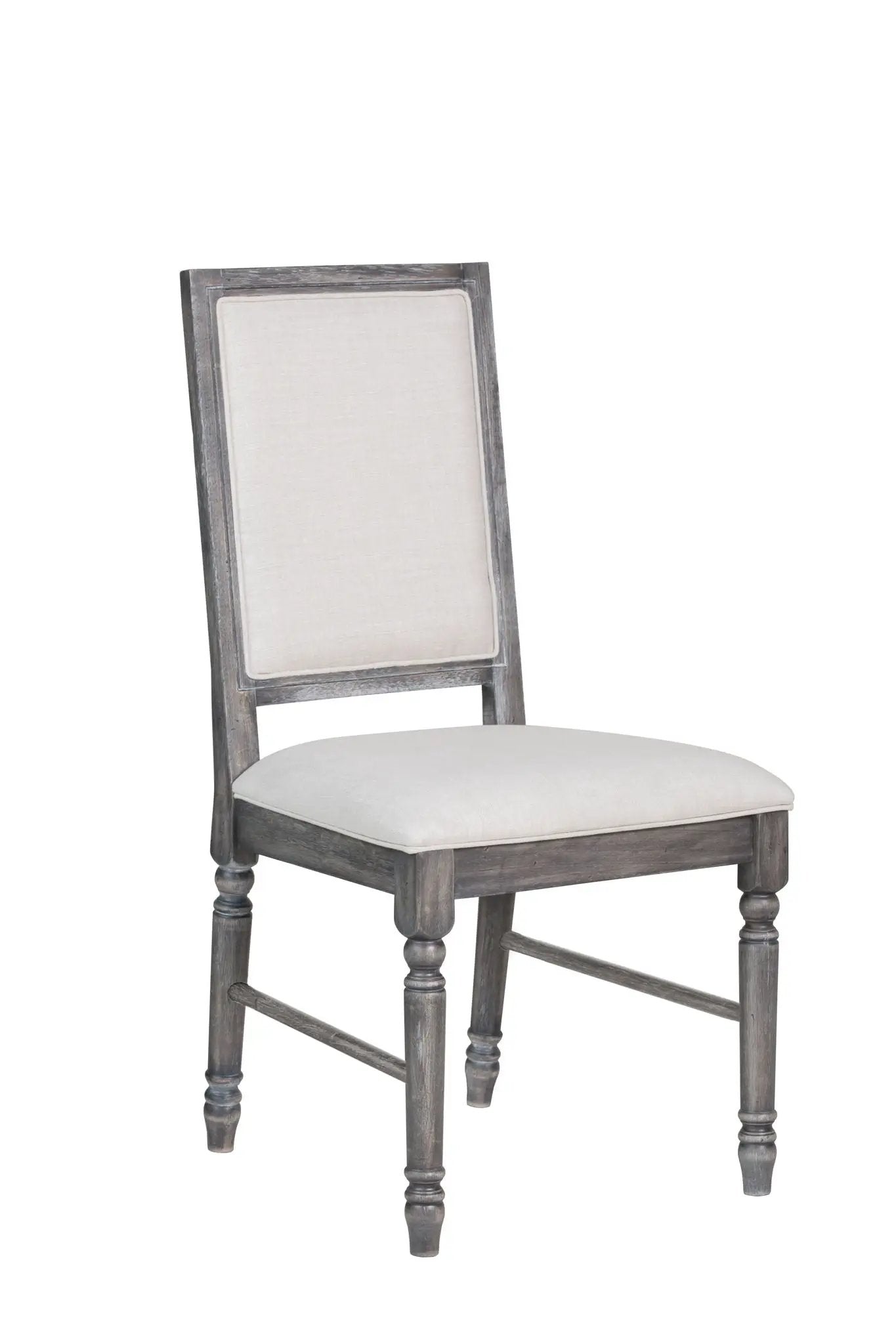 Leventis - Weathered Side Chair - Cream / Gray by Unique Piece Furniture