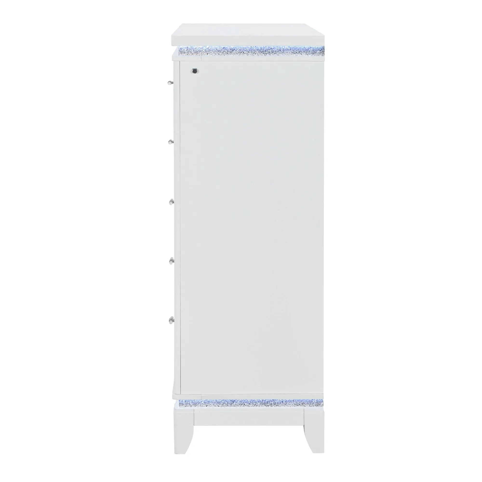 Adalid - Chest With LED Lighting - White