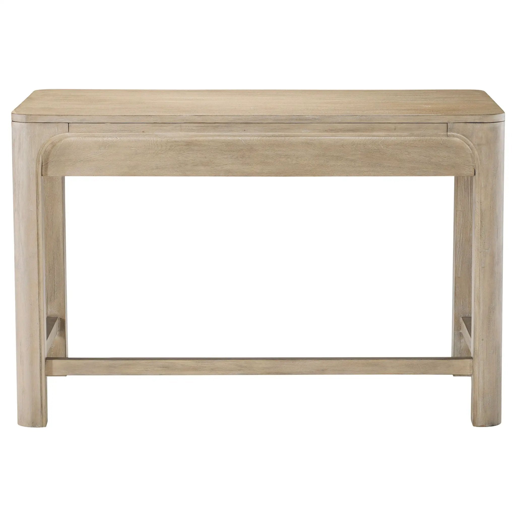 Solano 2-drawer Makeup Table Vanity Desk Weathered Mango by Unique Piece Furniture