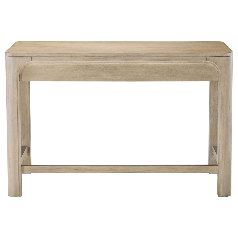 Solano 2-drawer Makeup Table Vanity Desk Weathered Mango by Unique Piece Furniture