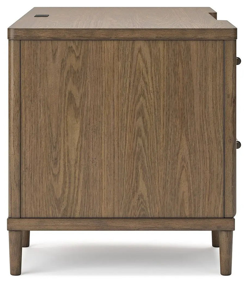 Roanhowe - Home Office Desk - Brown by Unique Piece Furniture