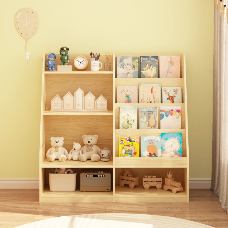 Kids Bookshelf and Toy Storage Organizer by HouseOfZazla