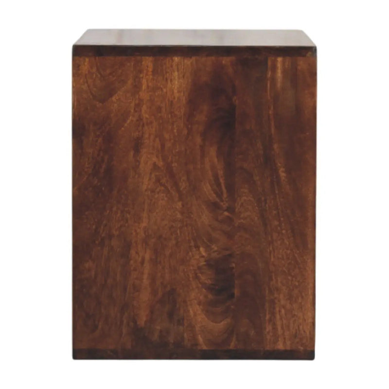 Solis - Open Side Table - Brown by HouseOfZazla