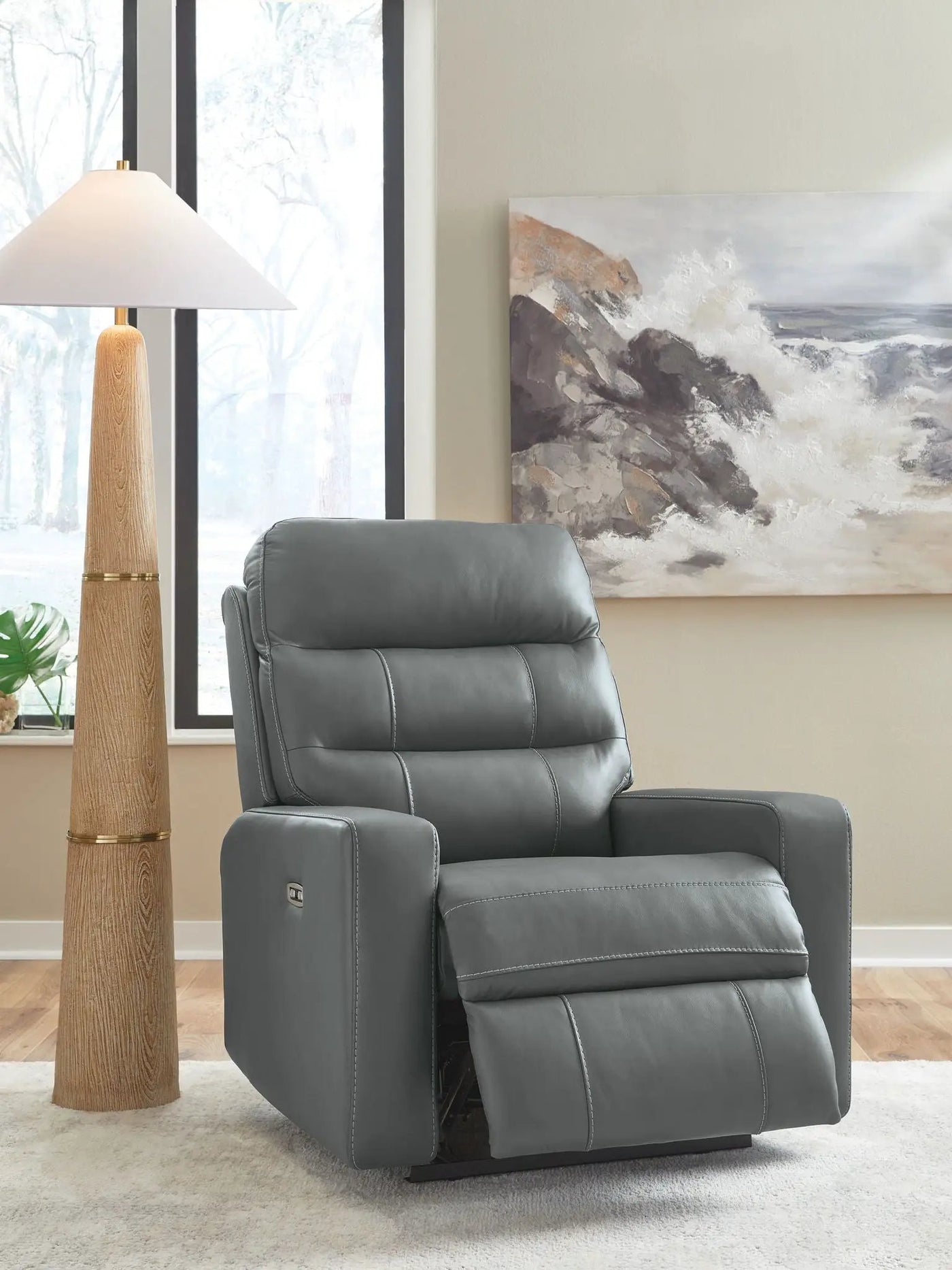 Pennacle Pier - Power Recliner With Adjustable Headrest by Unique Piece Furniture