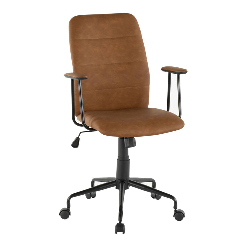 Fredrick - Contemporary Office Chair - Brown by HouseOfZazla