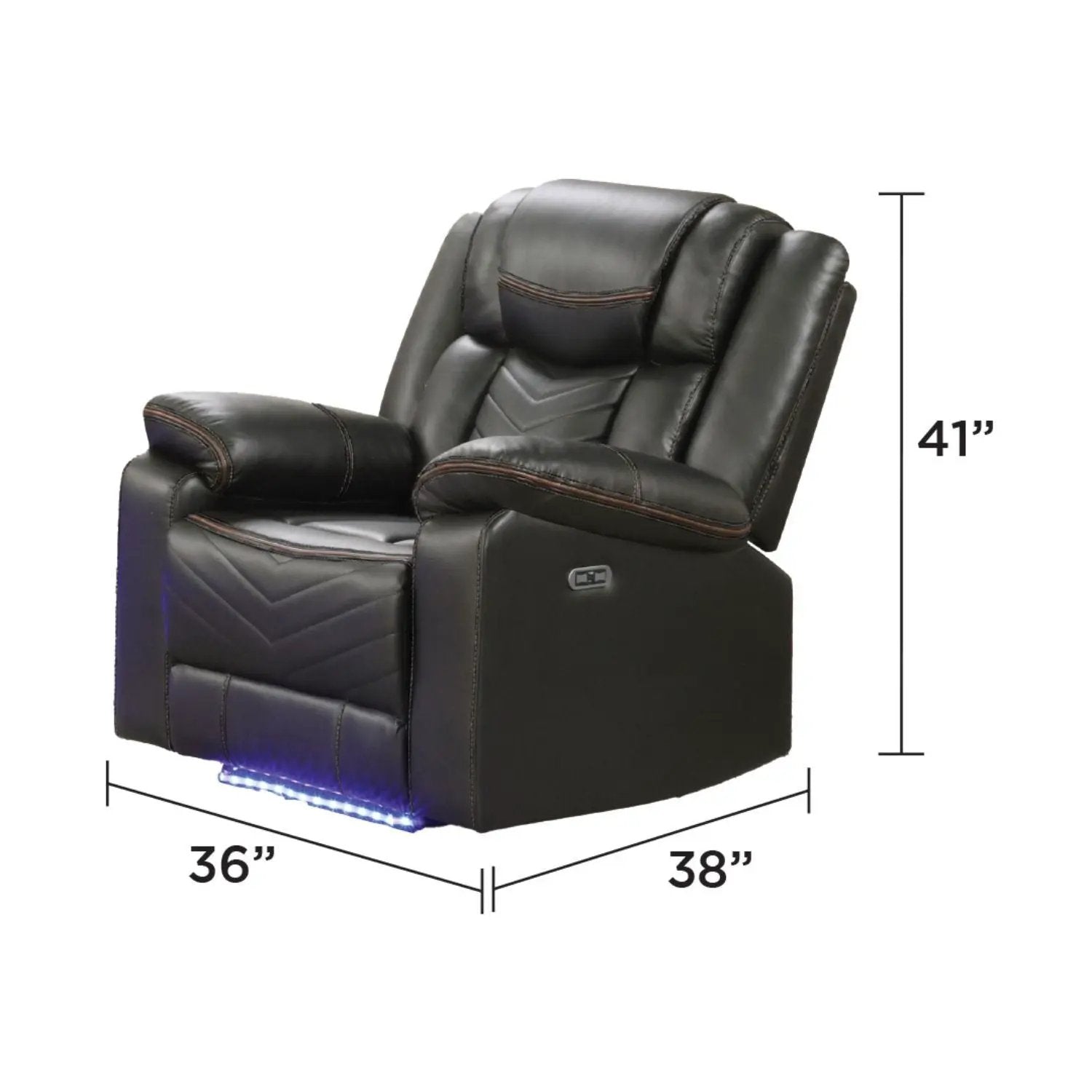 Challenger LED Power Recliner Set