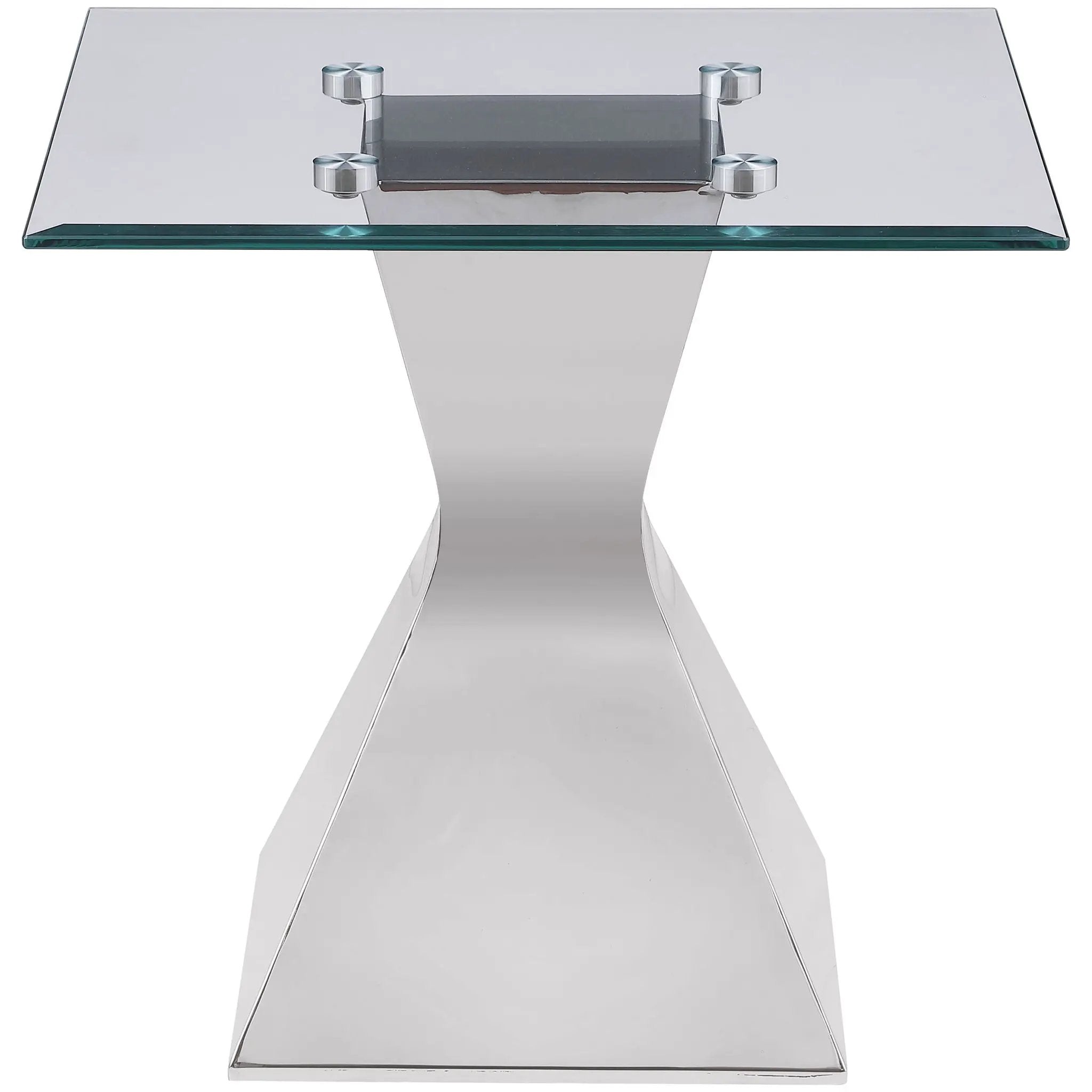 Jenny 3-piece Rectangular Coffee and End Table Set Chrome by Unique Piece Furniture