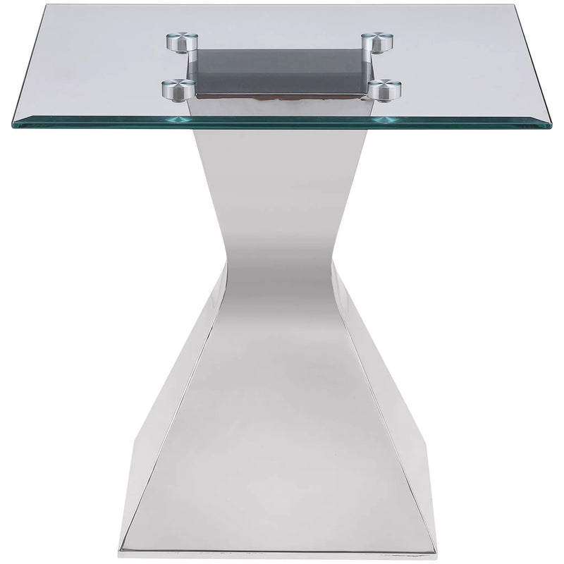 Jenny 3-piece Rectangular Coffee and End Table Set Chrome by Unique Piece Furniture