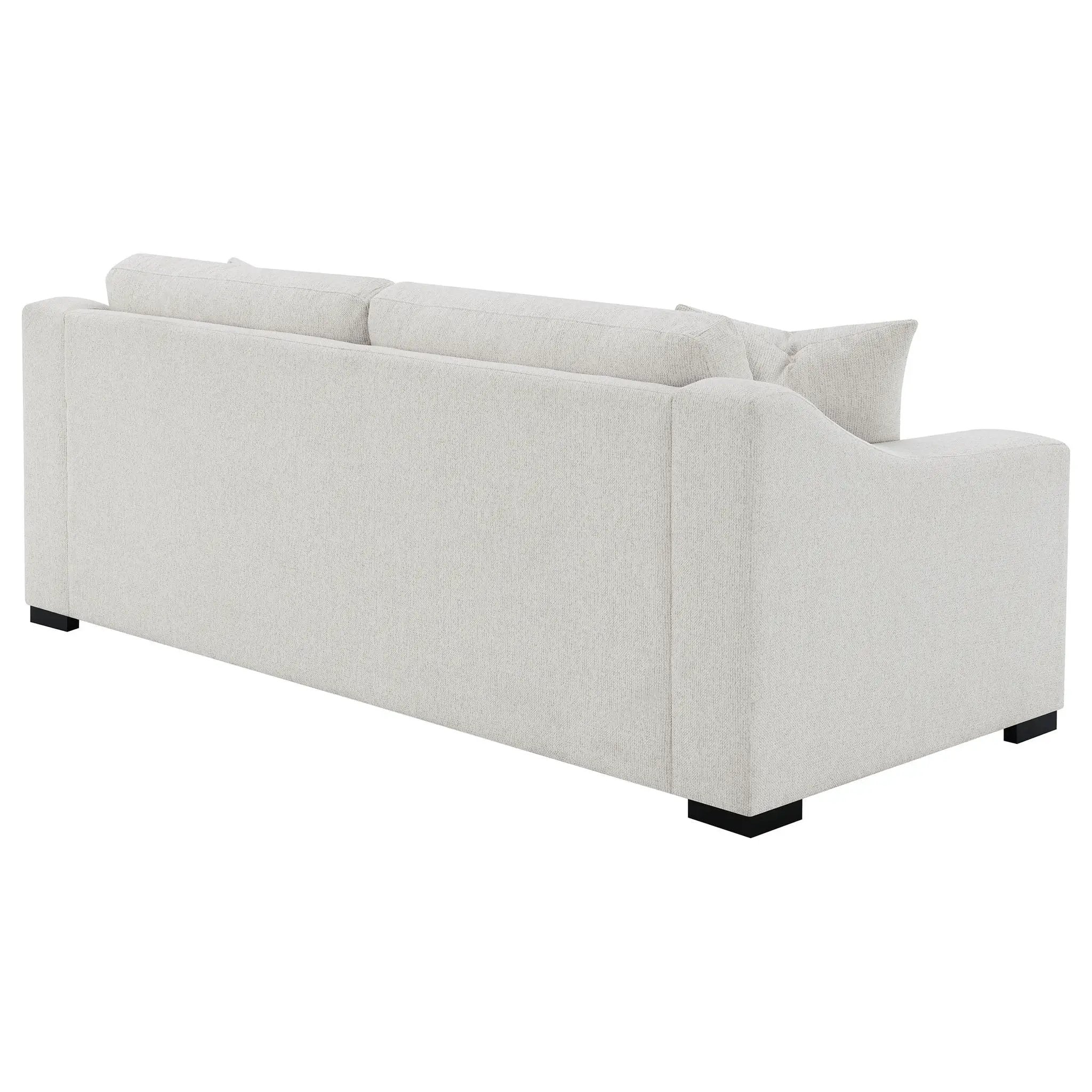 Ashlyn Fabric Upholstered Track Arm Sofa Sand by Unique Piece Furniture