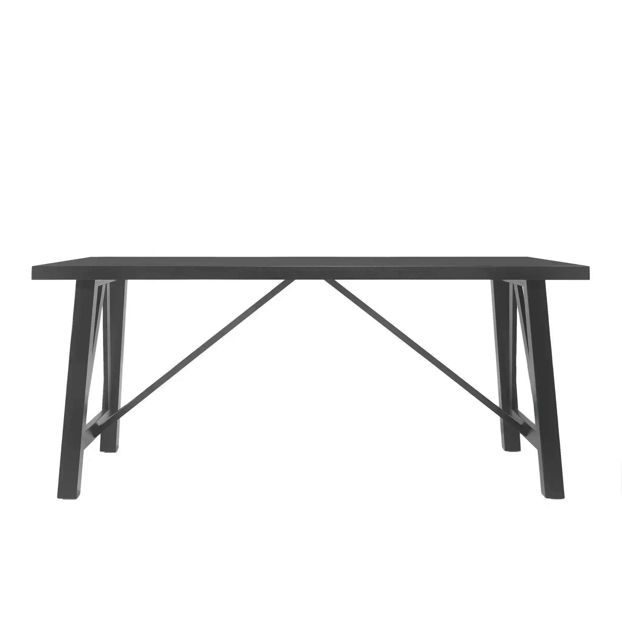 Farmhouse Style Dining Table With Wood-Like Top by HouseOfZazla