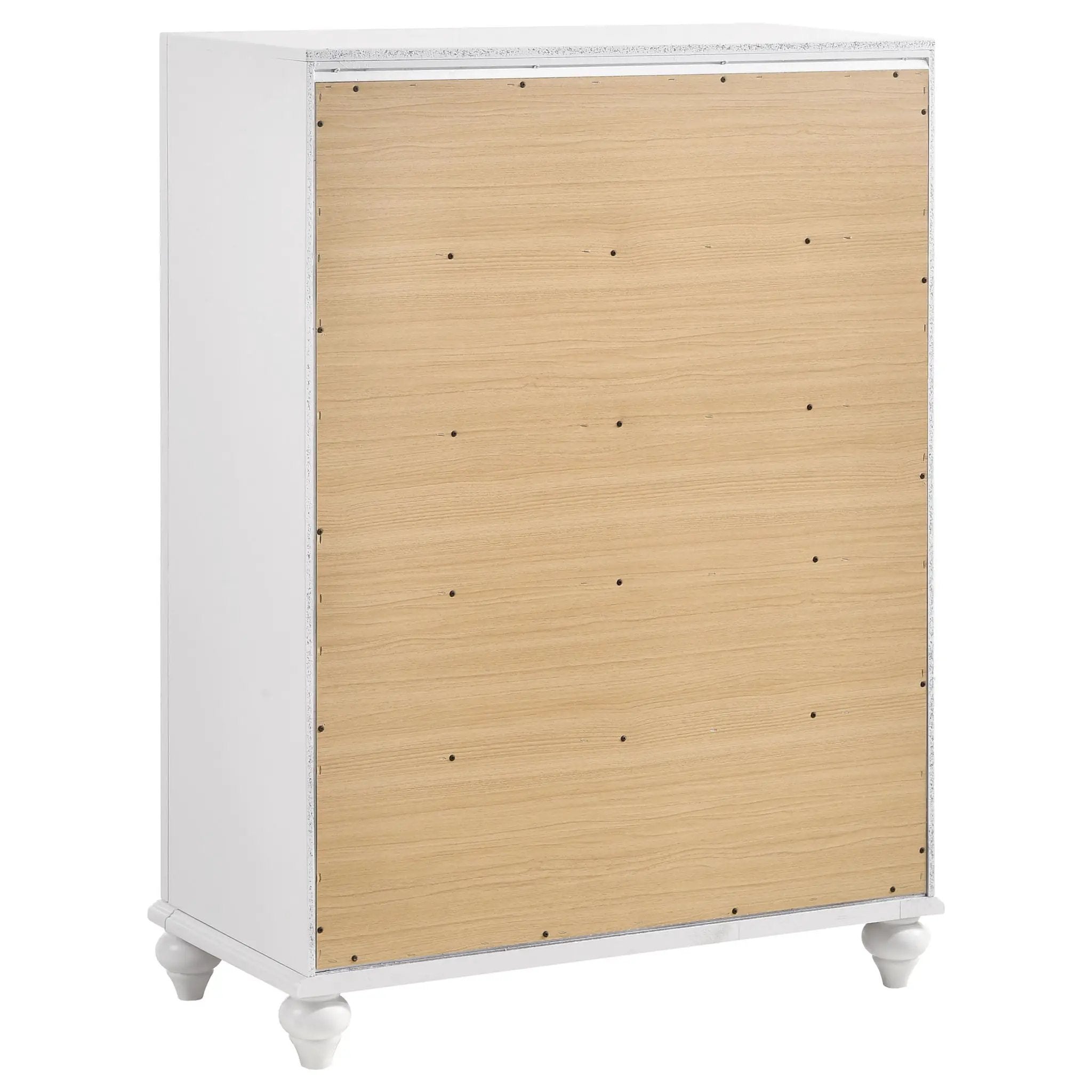 Barzini 5-drawer Bedroom Chest White by Unique Piece Furniture