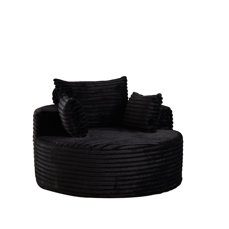 Modern Single Sofa With Backrest Pillow For Living Room by HouseOfZazla