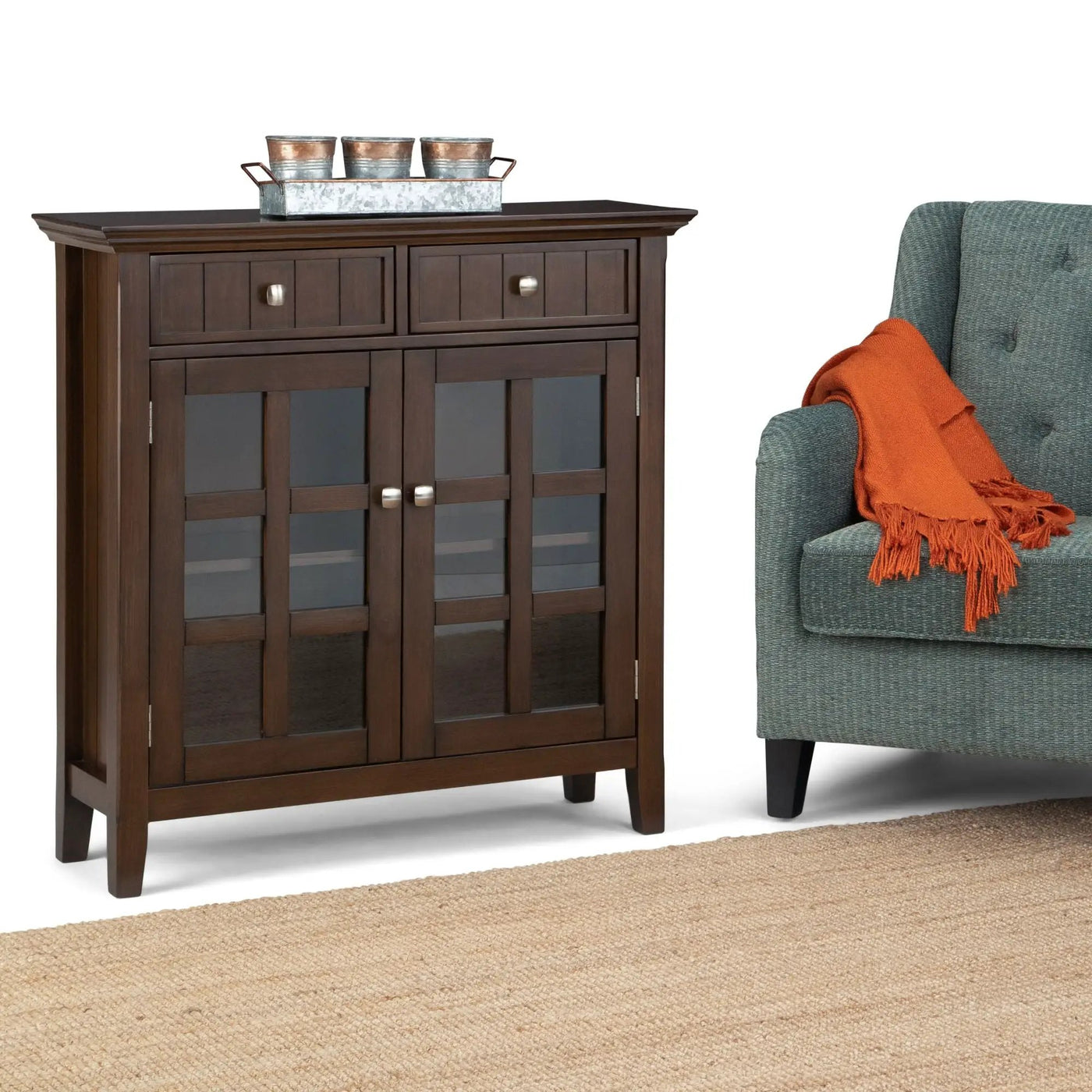 Acadian - Handcrafted Entryway Storage Cabinet by Unique Piece Furniture
