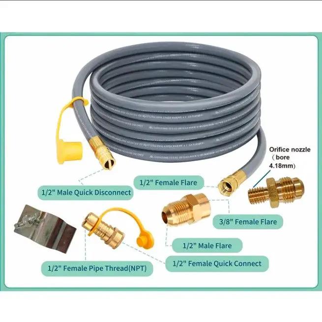 Fire Pit Gas Conversion Kit - Gray by HouseOfZazla