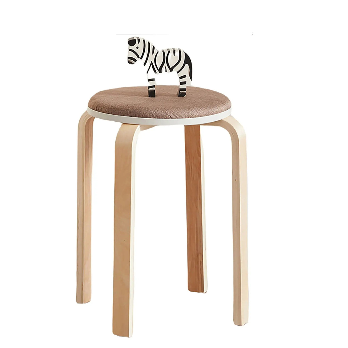Stackable Round Backless Stools (Set of 4) by HouseOfZazla
