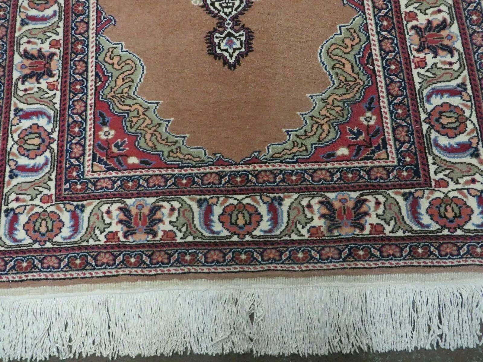 3' X 4' Vintage Handmade Turkish Kayseri Wool Cotton Rug Carpet Camel Hair Nice by Jewel Rugs