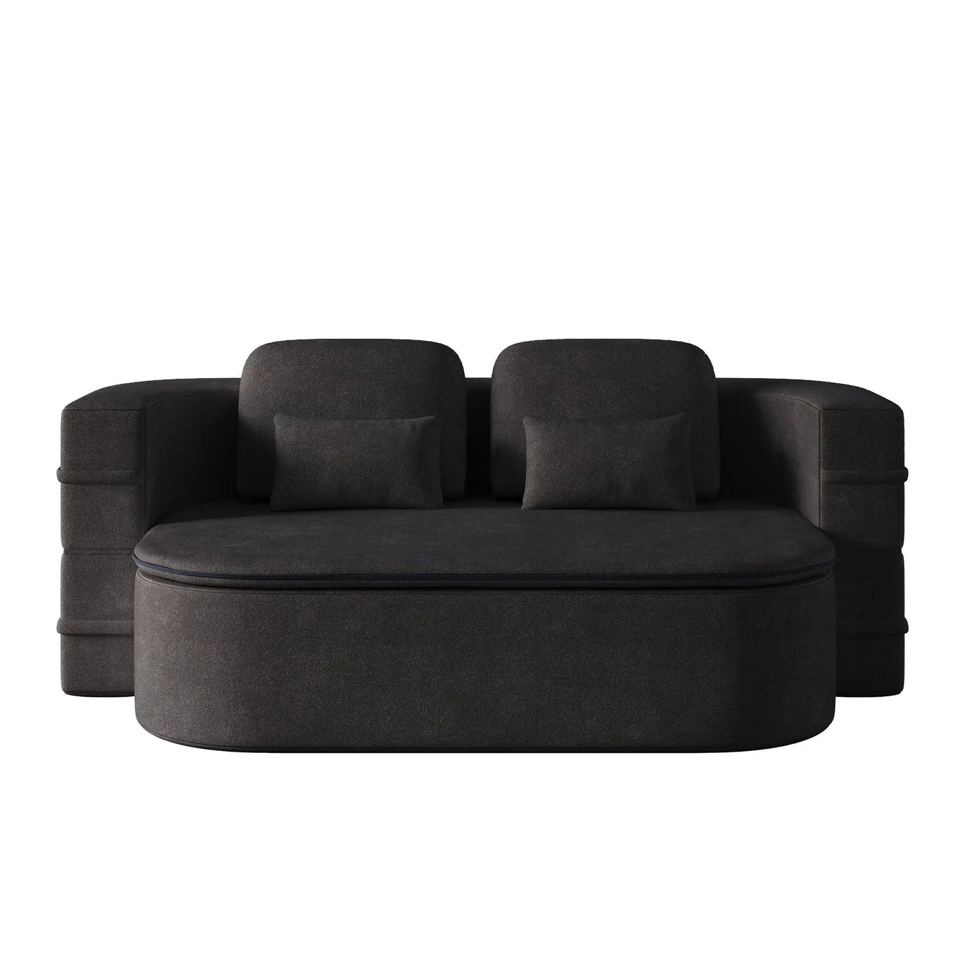 2 In 1 Foldable Sofa Bed With Multi Functional Blanket, Floor Lounge Sofa by HouseOfZazla