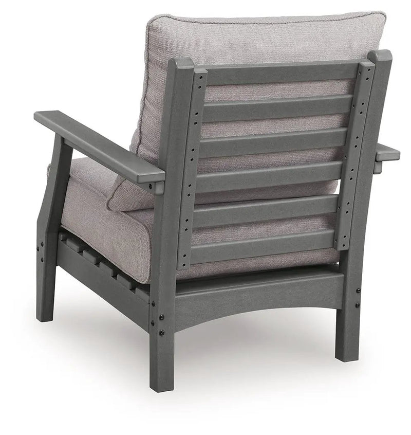 Cove Beach - Lounge Chair With Cushion (Set of 2) - Gray by Unique Piece Furniture