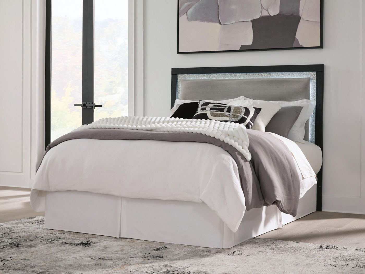 Maeling - Upholstered Panel Headboard by Unique Piece Furniture