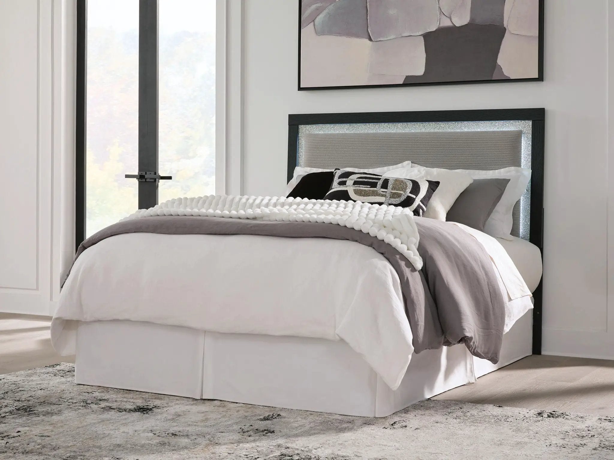 Maeling - Upholstered Panel Headboard by Unique Piece Furniture