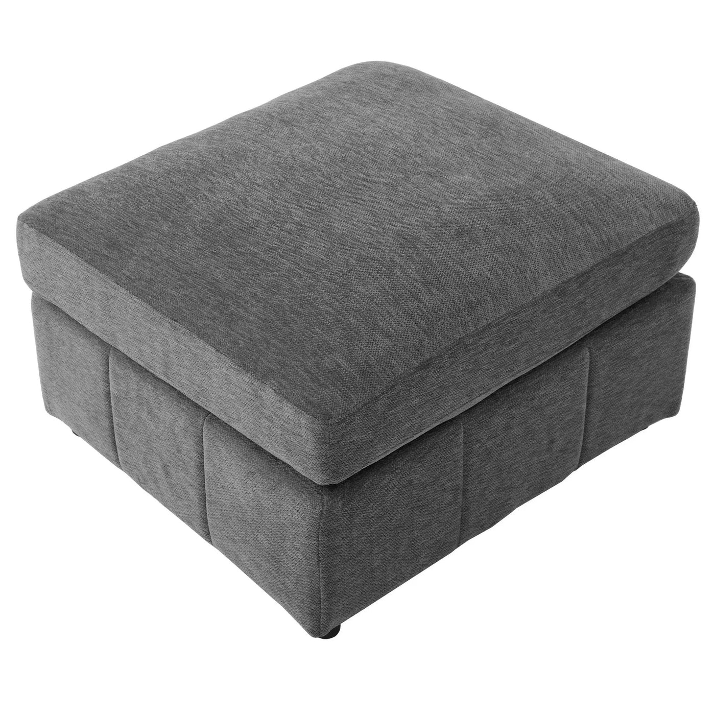 Modern Modular U-Shaped Sofa Bed With Movable Ottoman, USB Ports, Phone Holder by HouseOfZazla