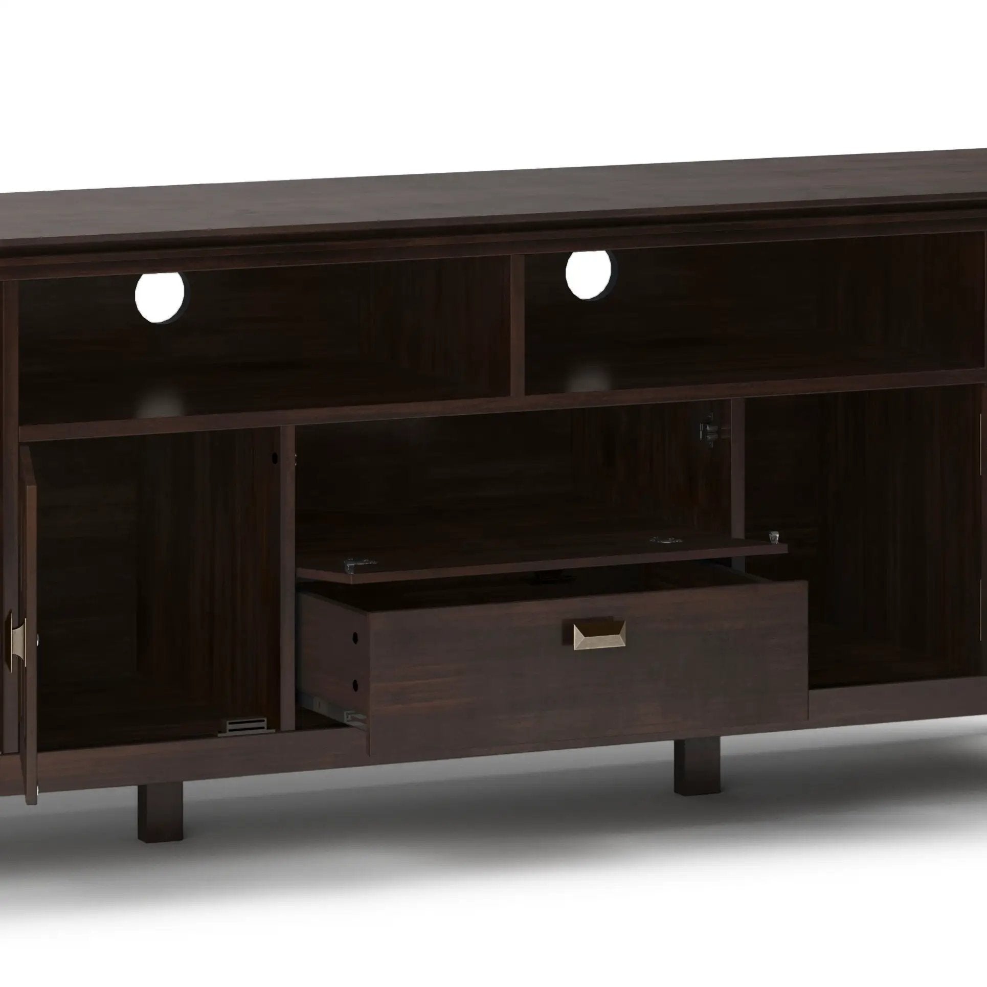 Artisan - TV Media Stand - Tobacco Brown by HouseOfZazla