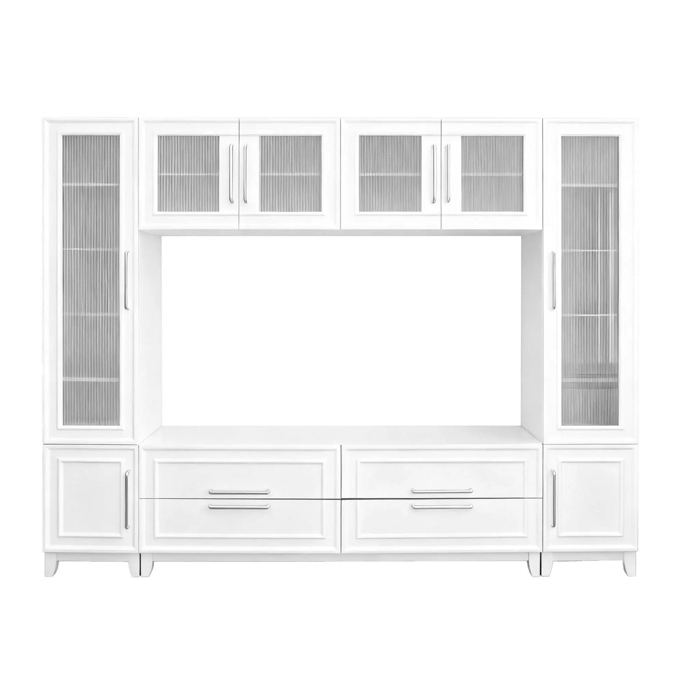 Wall Unit Modern Entertainment Center With Glass Doors by Unique Piece Furniture