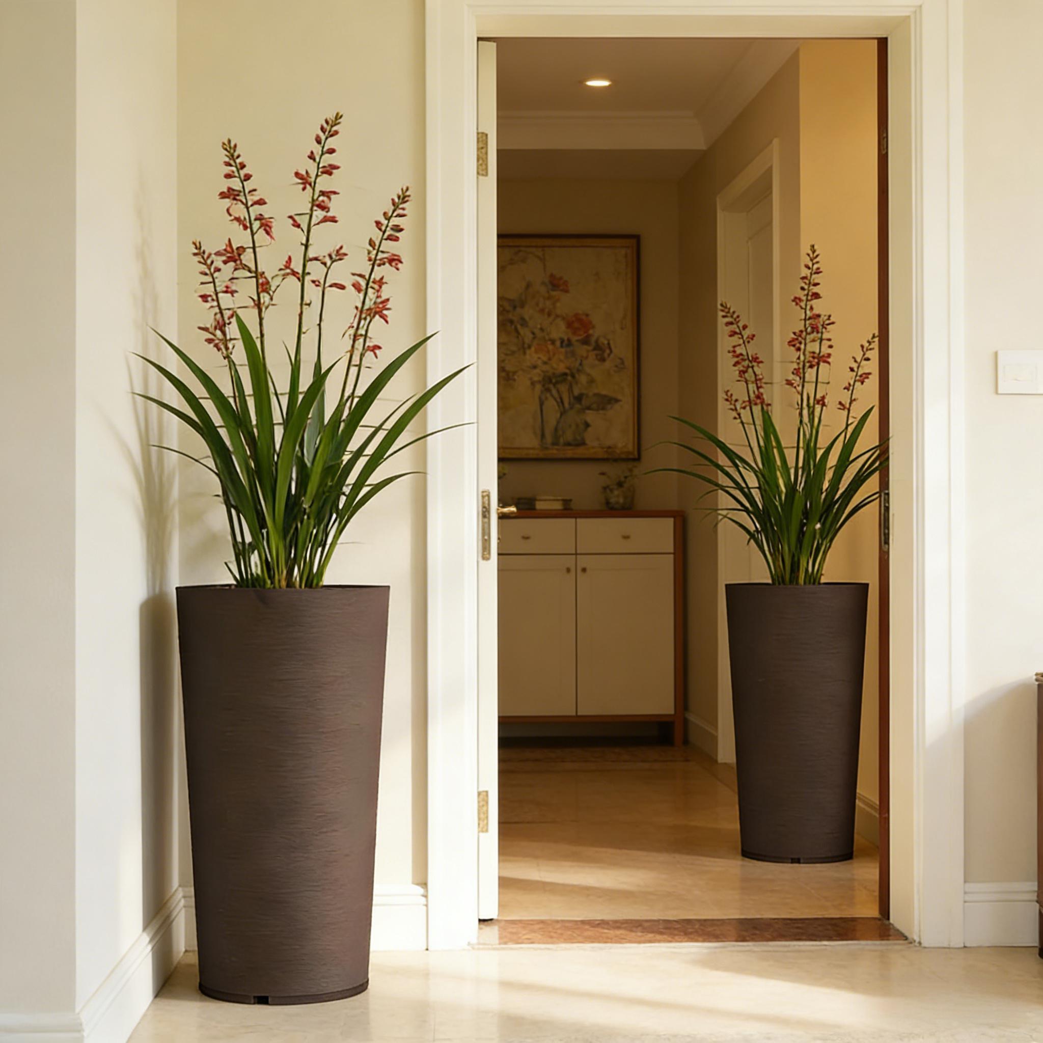 Tall Stackable Planters Set of 2 by HouseOfZazla