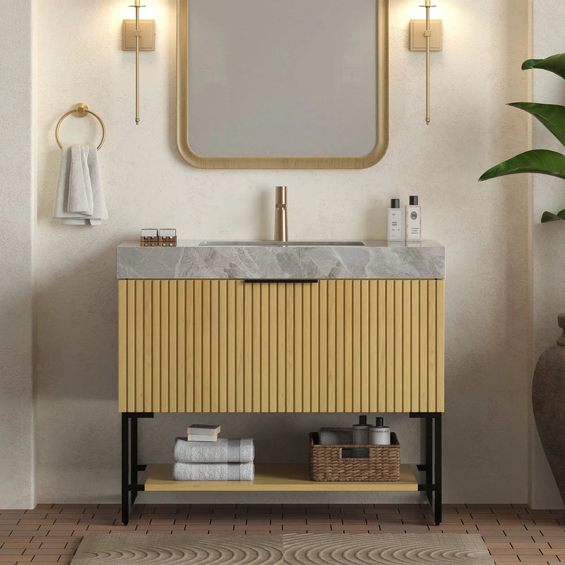 Yolan 36" Bathroom Vanity & Sink by HouseOfZazla