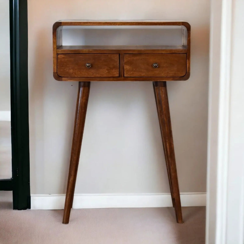 Mini Console Table - Chestnut by Unique Piece Furniture